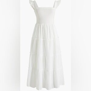 J. Crew White Maxi Dress